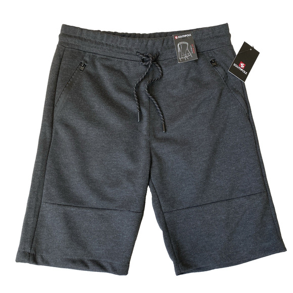 South Pole Other - Southpole At Knee Length Knit Shorts Men S Heather Charcoal Zip Pocket NWT